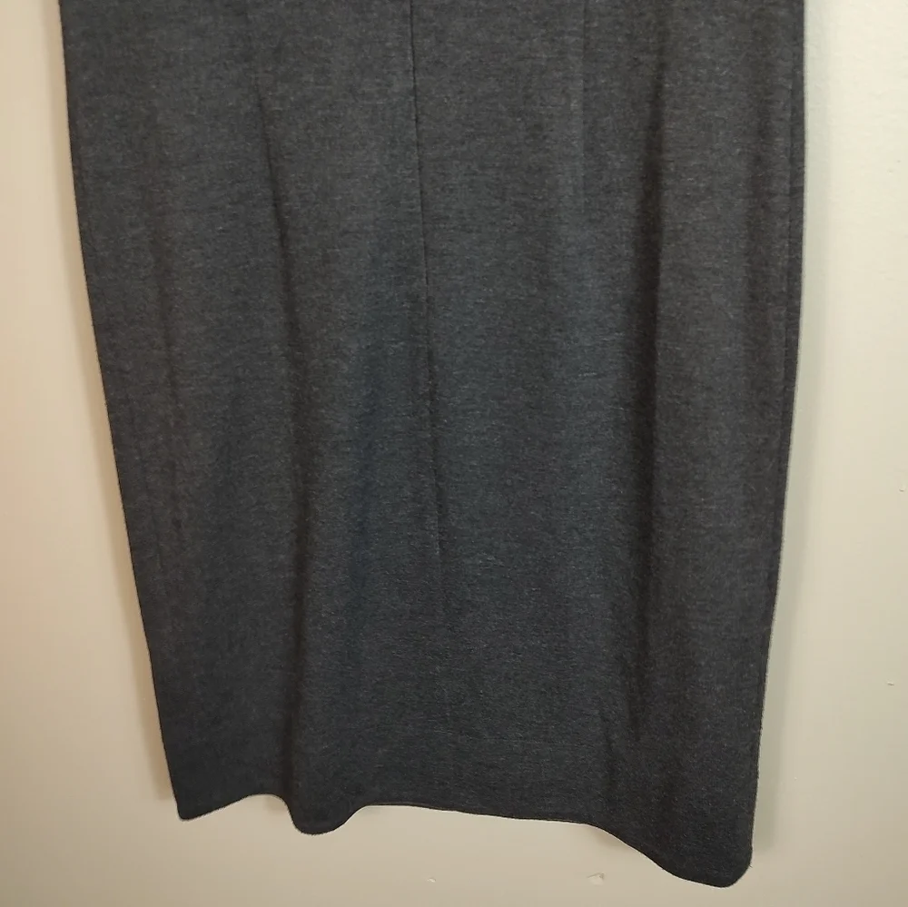 Cache Dark Gray Knit Sheath Dress 2